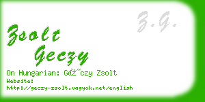 zsolt geczy business card